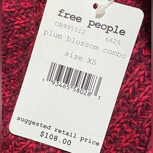 Free People High Hopes Open Front Cardi Sweater Size XS Women - Picture 11 of 11